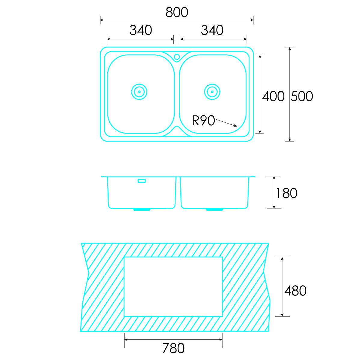 VELETA SE 80 2C R-90 - EDESA Electrodomésticos